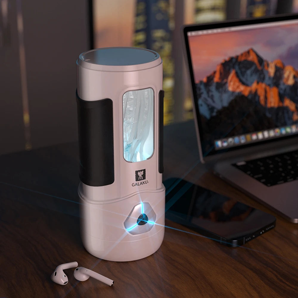 Bluetooth Male Masturbator Blowjob Pussy Sex Machine APP Sex Masturbator Cup