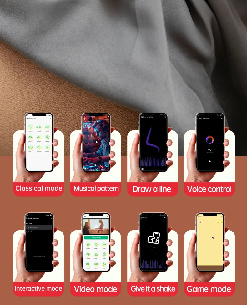 Wearable Thrusting Tongue Vibrator – APP G Spot & Clit Massager