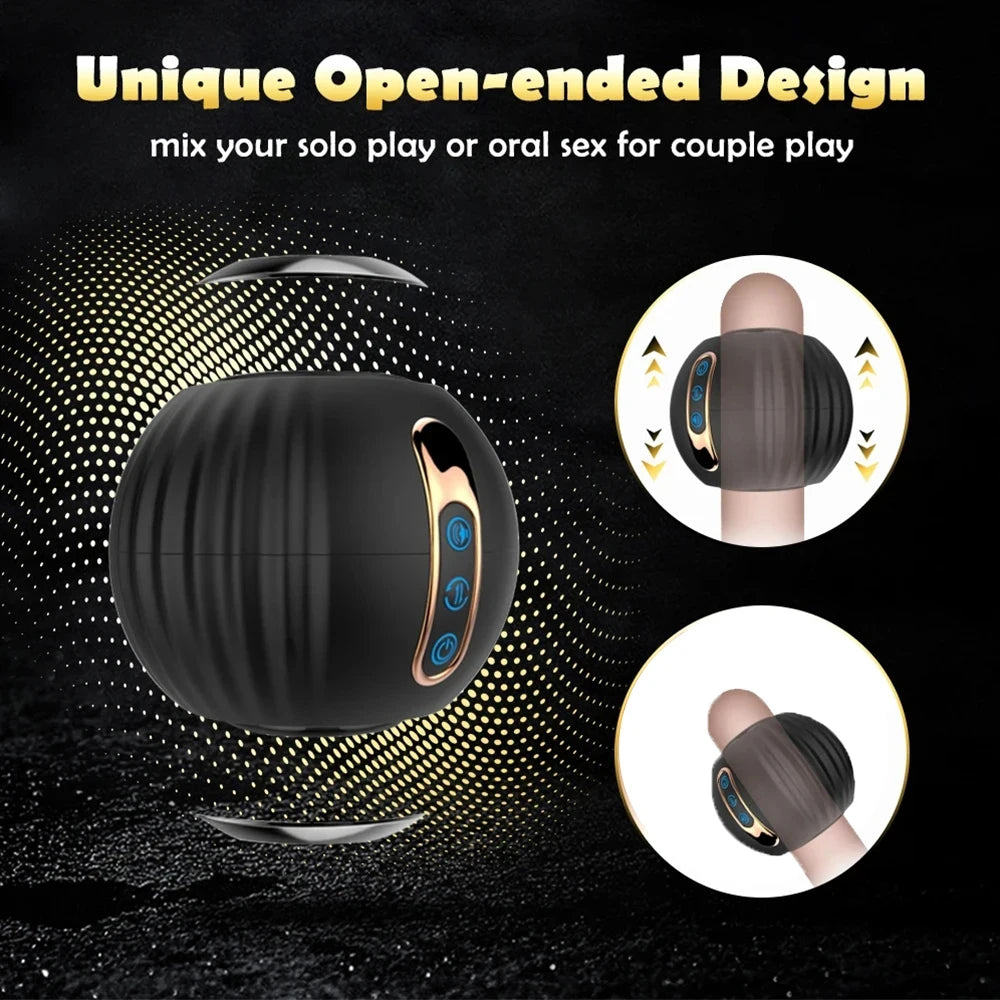 Automatic Male Masturbator – Thrusting, Rotating, Open-Ended Design