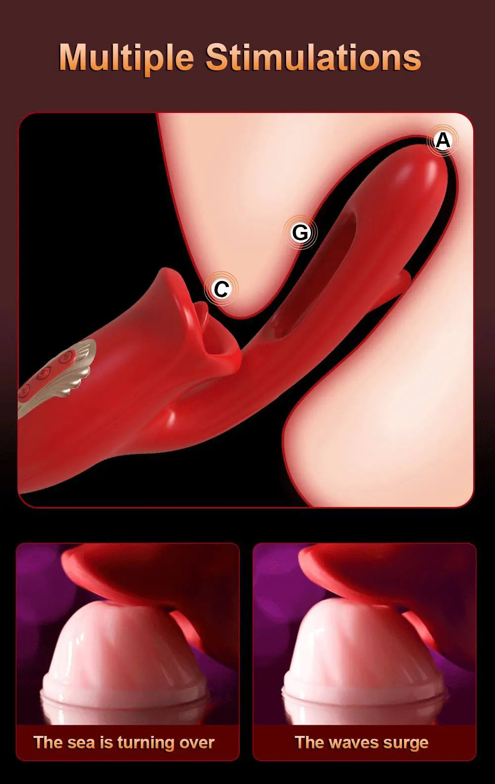 Sucking & Licking Vibrator – Tongue, Patting, and G-Spot Clitoral Stimulator for Women