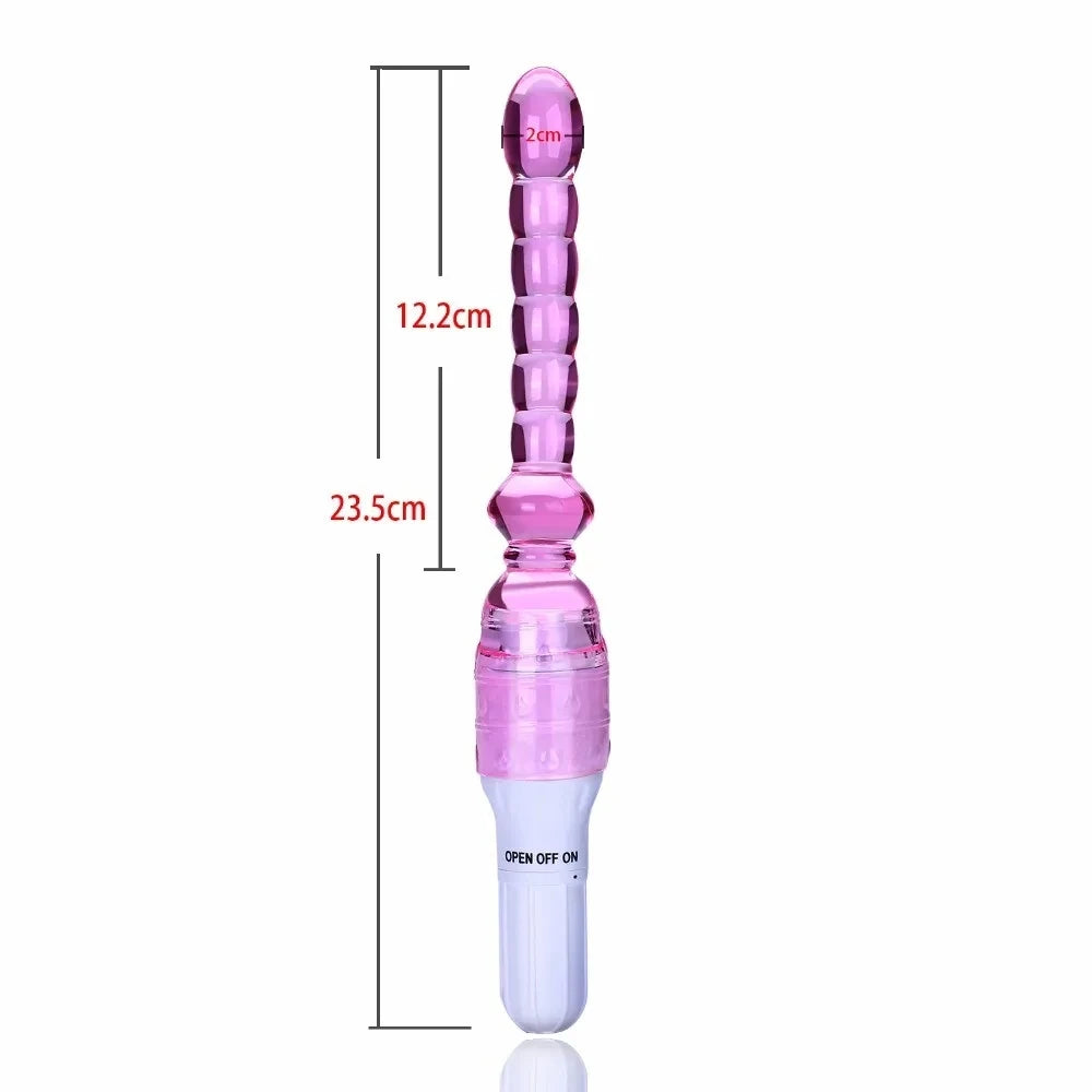 Anal Plug Beads Prostate Massager G-Spot Dildo Vibrator Beads Sex Toys
