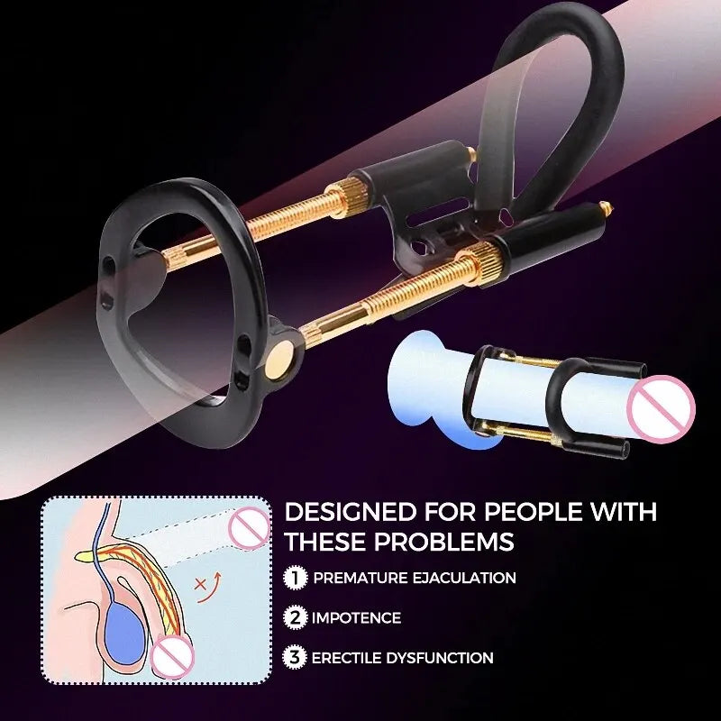 Adjustable Penis Enlargement Extender – Male Stretcher & Endurance Trainer for Growth Care