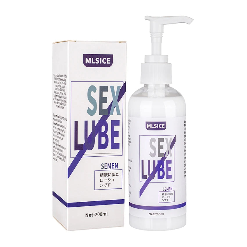 Anal Lubricant Water-based Lubrication Semen Lube For Sex Session 200ML