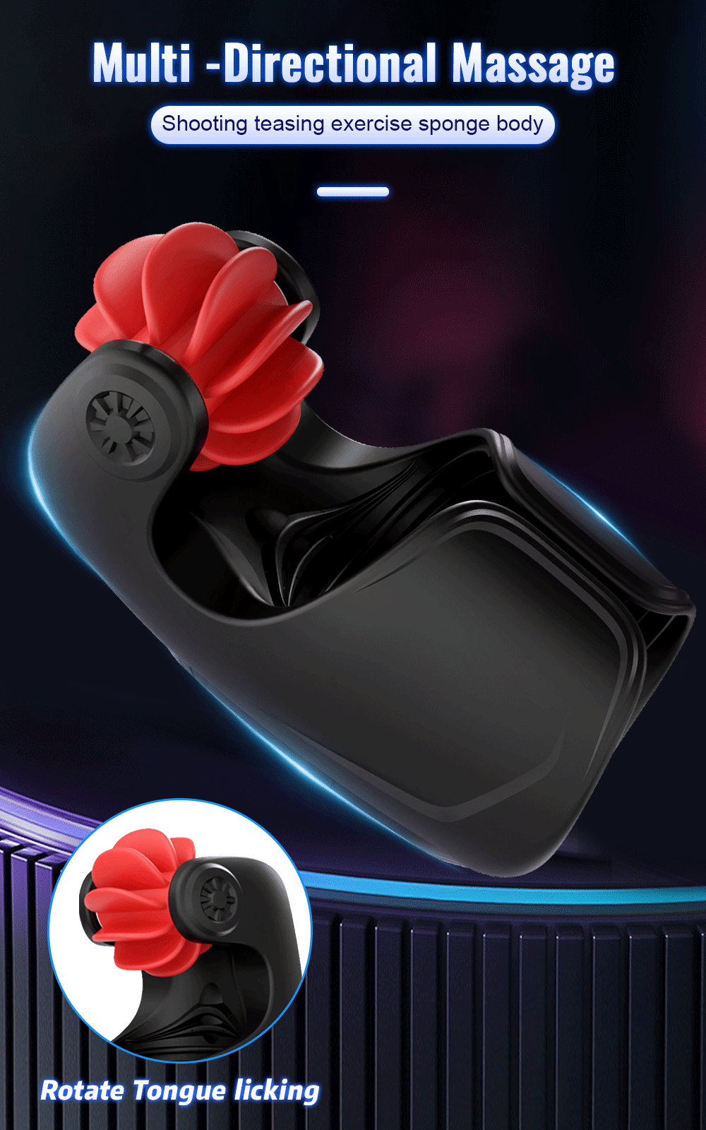 Penis Training Masturbator Cup – Delay & Endurance Trainer with Glans Massage Ring
