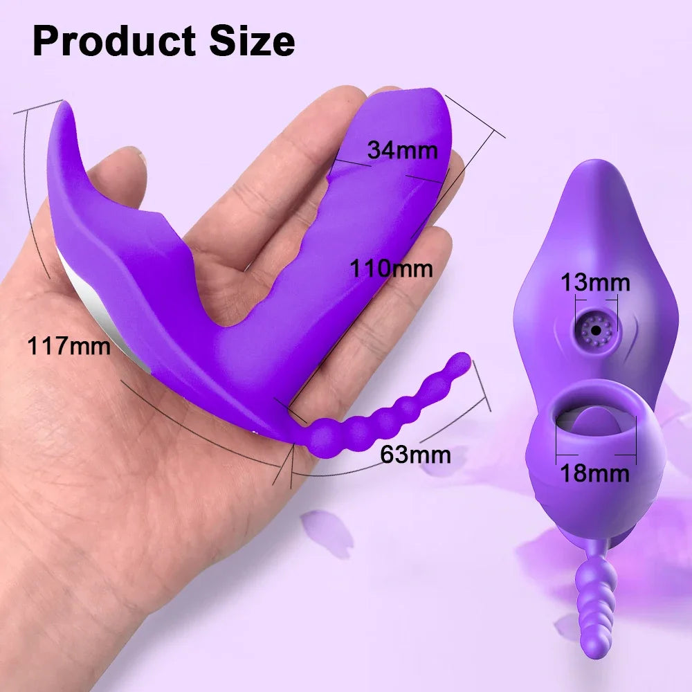Bluetooth APP Dildo Vibrator Masturbator Vacuum Vagina Clitoris Suck Stimulator