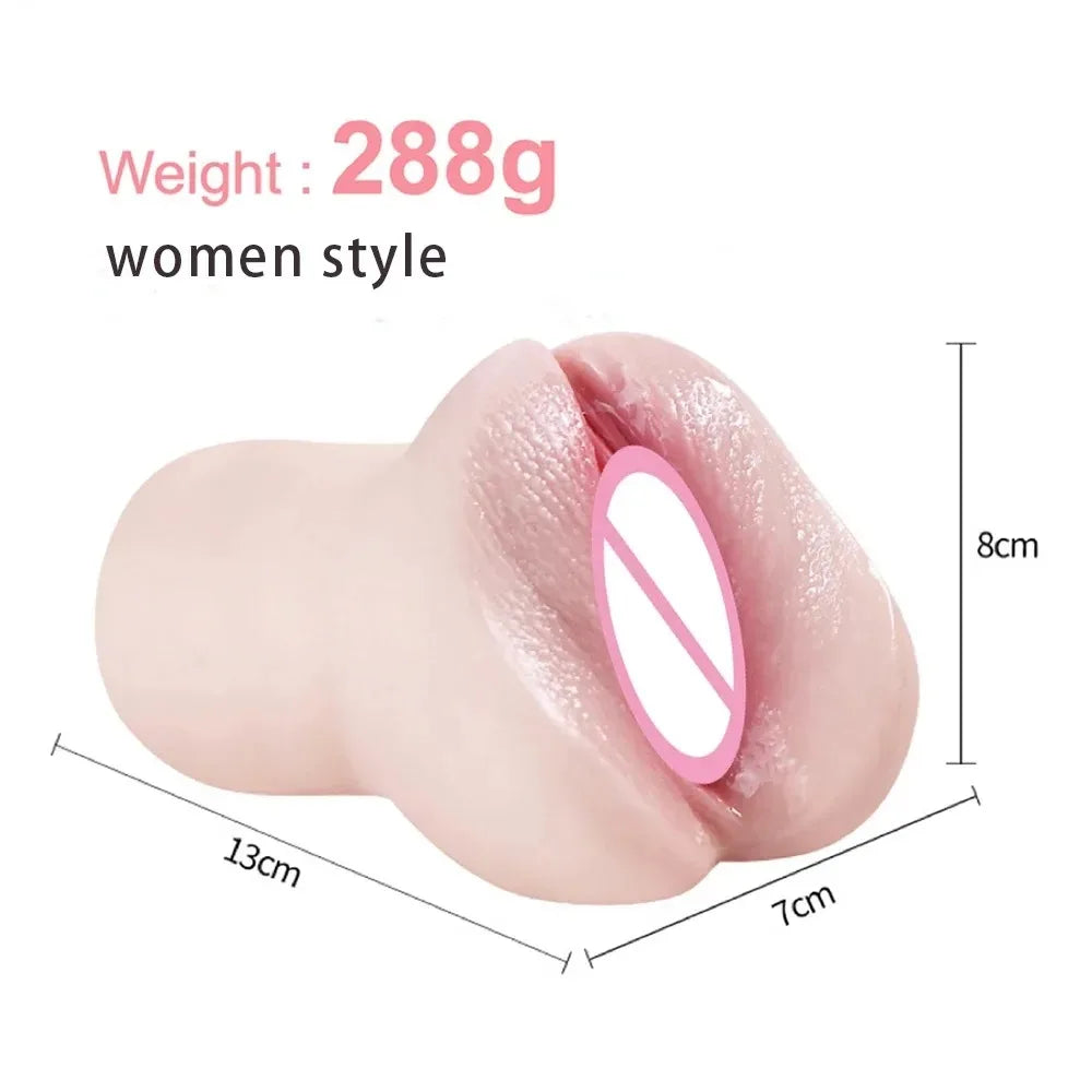 4D Masturbation Cup Penis Sensitivity Trainer Male Vagina Sex Toy for Adults