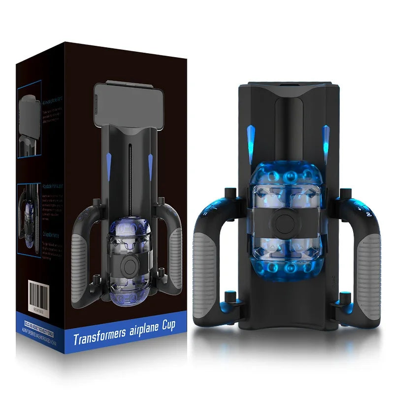 THRUSTING‑PRO High‑Speed Telescopic Masturbator Cup – Automatic Vagina Simulator