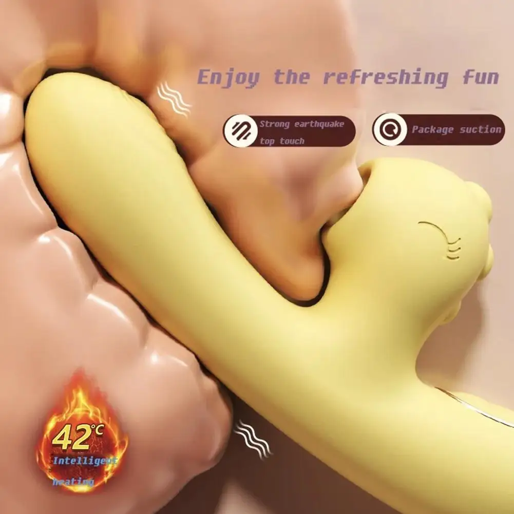 Rabbit Vibrator with Suction & G-Spot Massage – Dual Motor Clitoral Sex Toy for Women