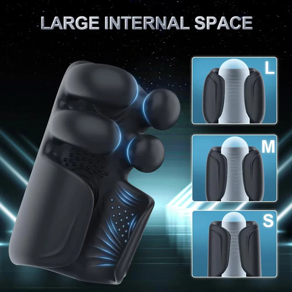 Automatic Glans Trainer Vibrator for Men – Delay Training, Finger Control, USB Charging