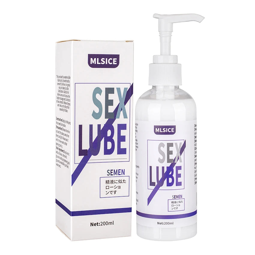 Anal Lubricant Water-based Lubrication Semen Lube For Sex Session 200ML