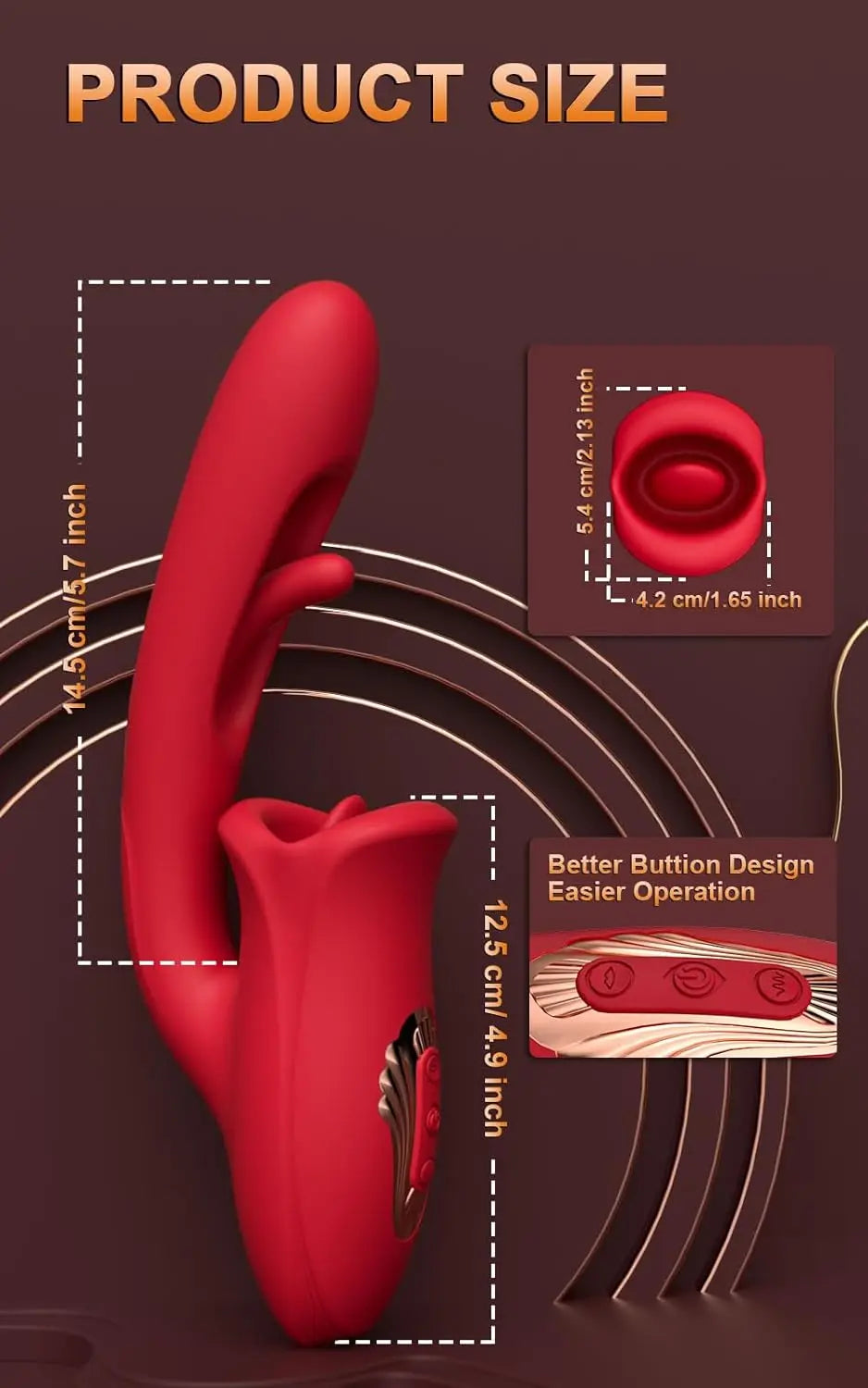 Sucking & Licking Vibrator – Tongue, Patting, and G-Spot Clitoral Stimulator for Women