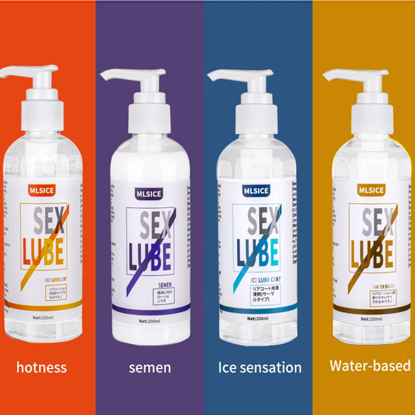 Anal Lubricant Water-based Lubrication Semen Lube For Sex Session 200ML
