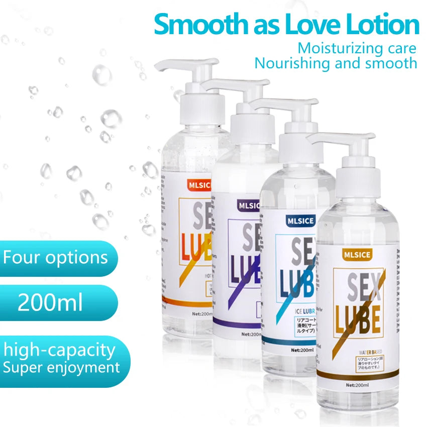 Anal Lubricant Water-based Lubrication Semen Lube For Sex Session 200ML