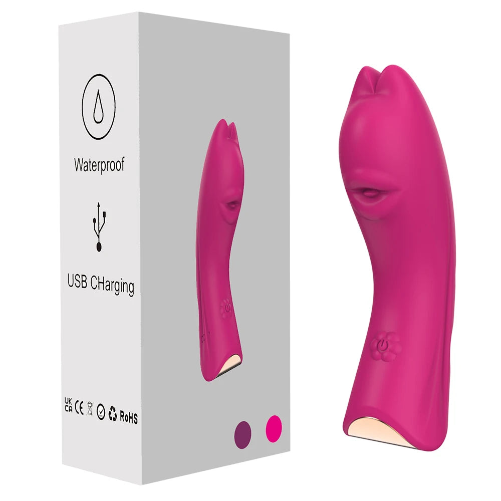 Clitoral G Spot Finger Vibrator 10Speed Clit Nipple Massager Stimulator Sex Toys