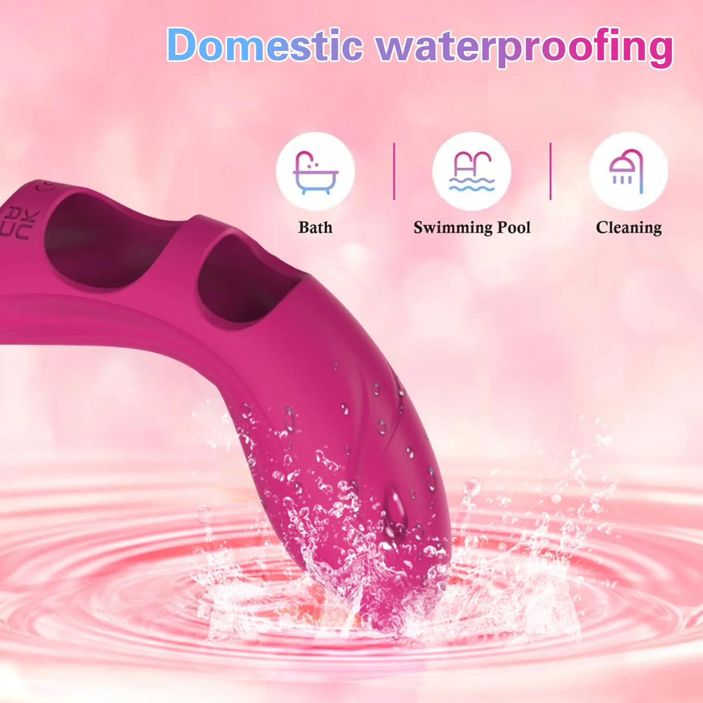 Clitoral G Spot Finger Vibrator 10Speed Clit Nipple Massager Stimulator Sex Toys