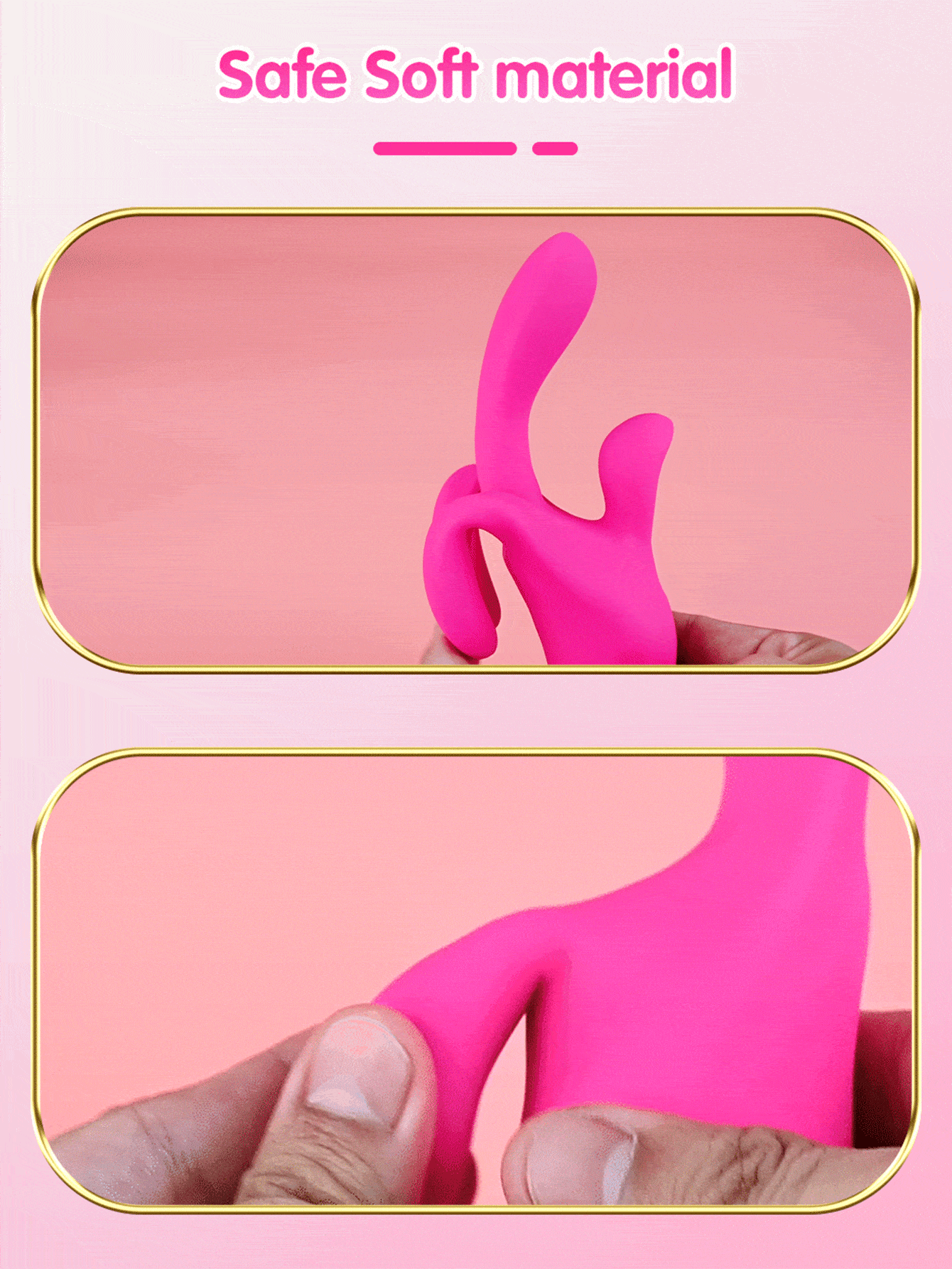 3-in-1 Finger Vibrator | 45° Adjustable | Flapping G-Spot & Clitoral Stimulator