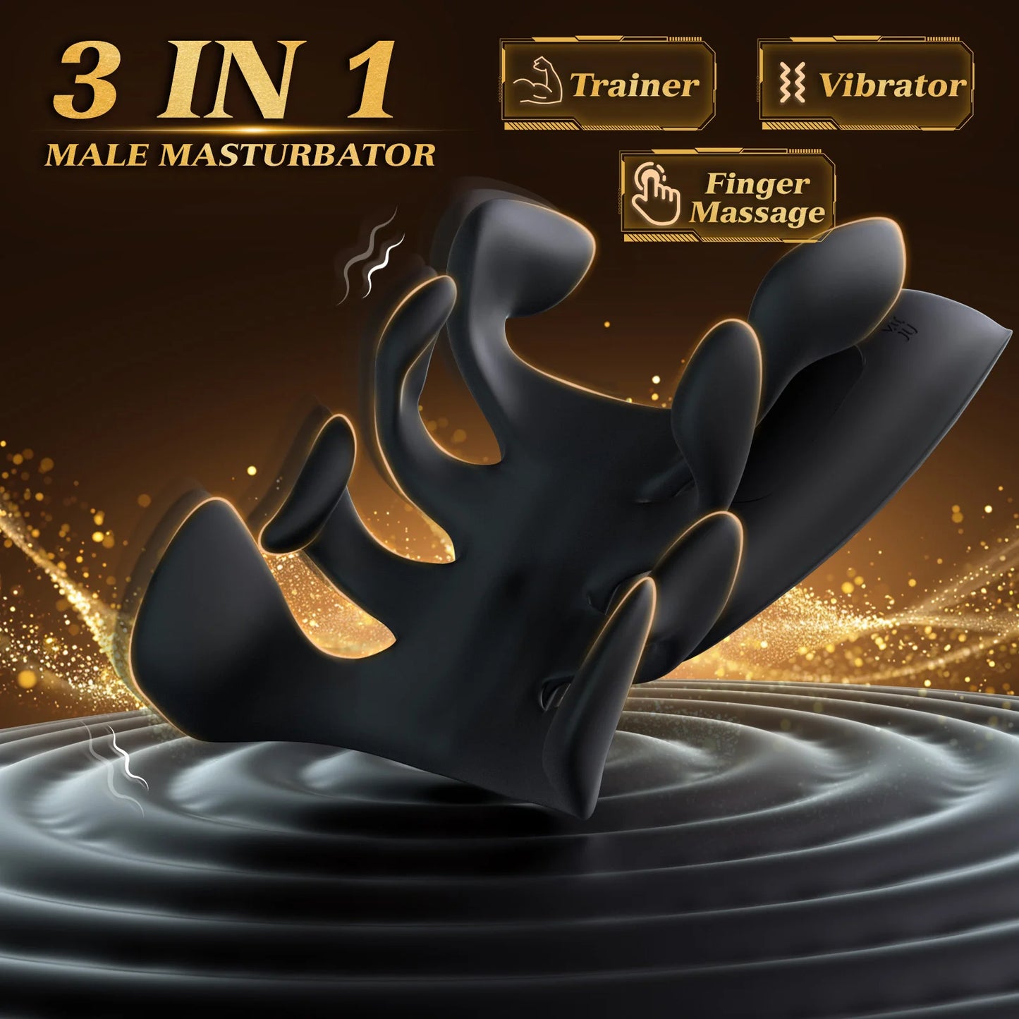 Penis Training Vibrator Glans Trainer Stimulator Massager Lasting Delay