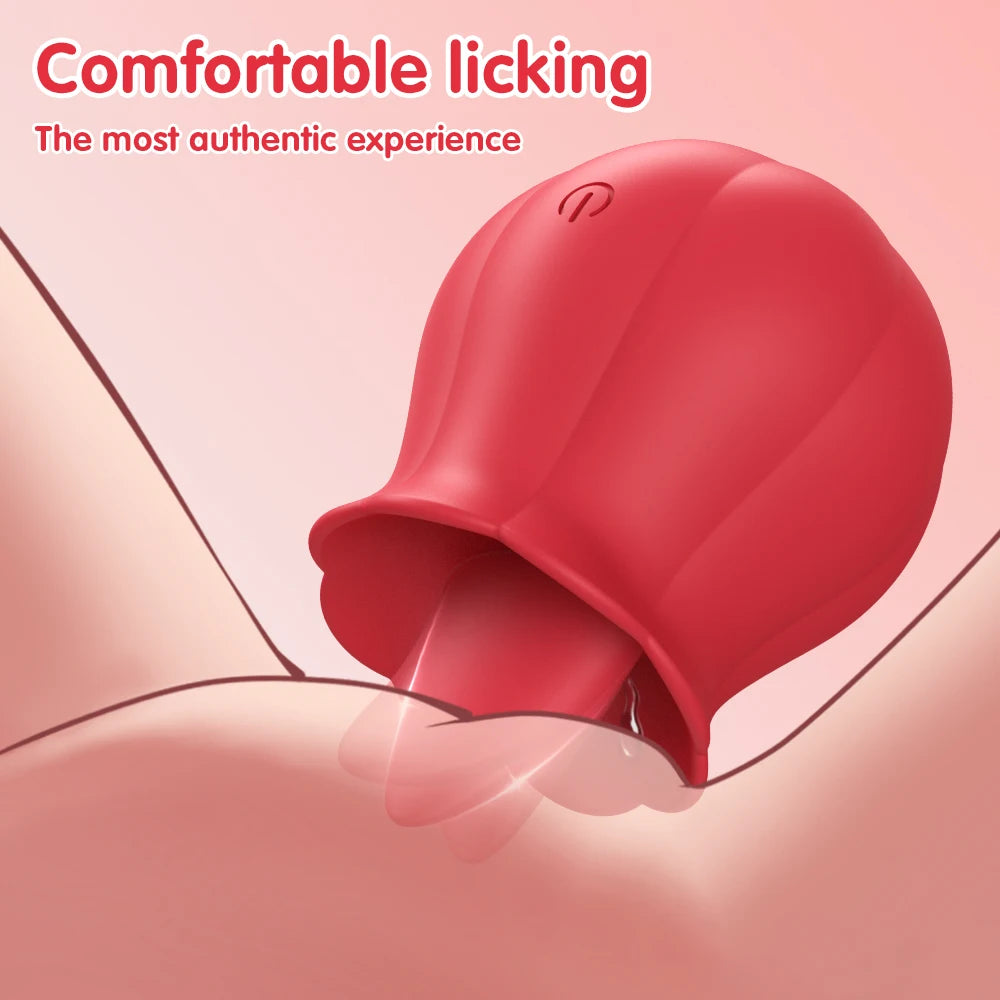Silent Rose-Style Personal Massager with Gentle Pulsation and Soothing Touch