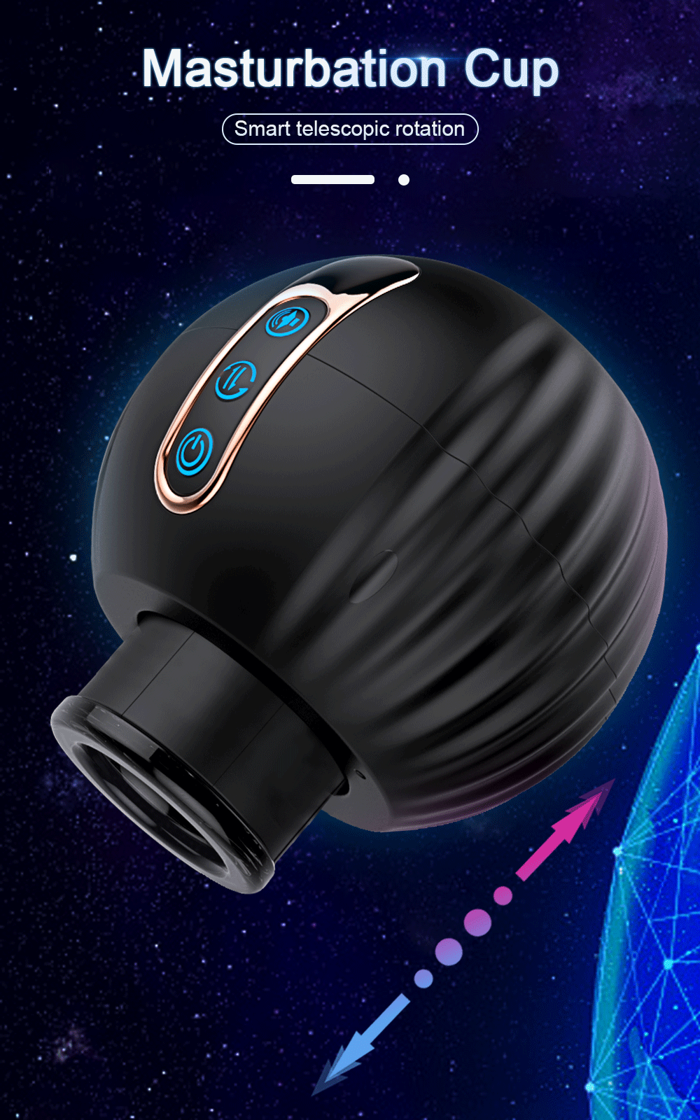 Automatic Male Masturbator – Thrusting, Rotating, Open-Ended Design