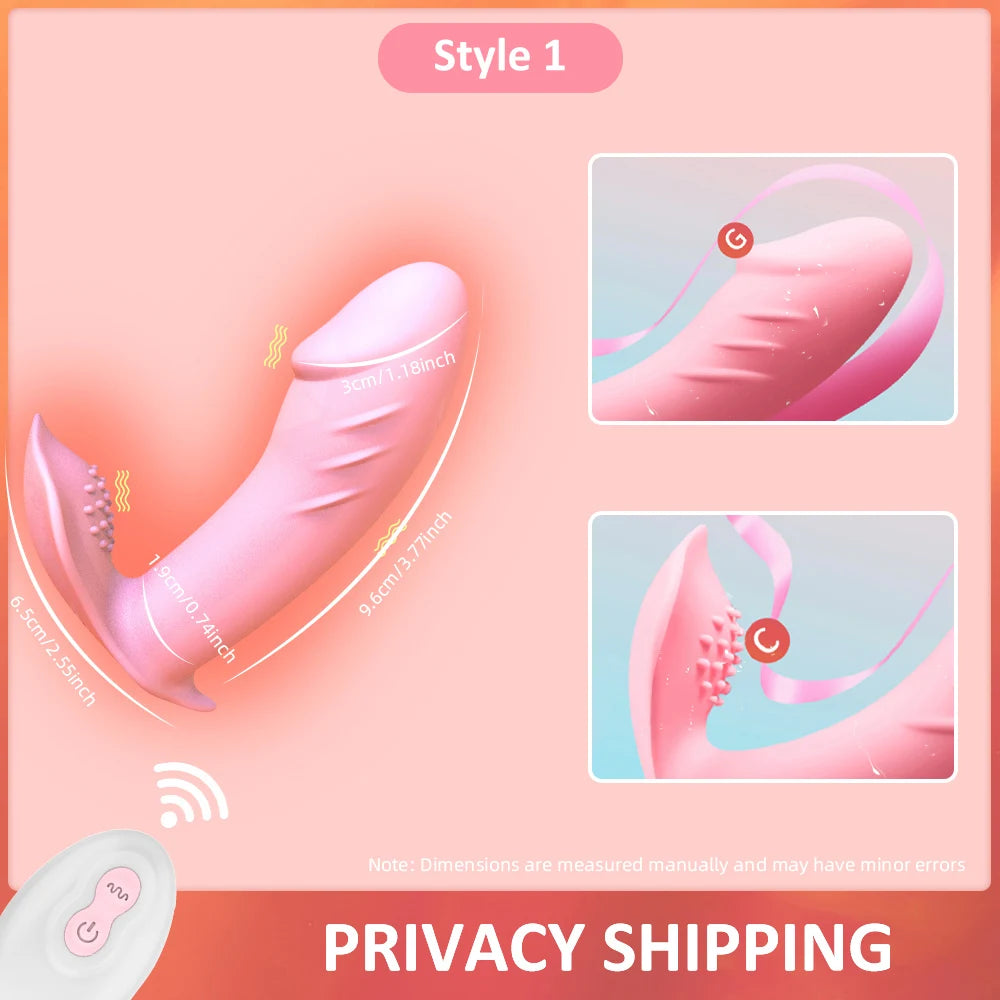 Remote Dildo Vibrators Panties for Women Clitoris Stimulator Masturbator Sex toy