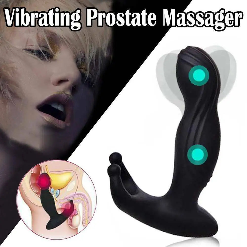 Male Prostate Massager Dildo Anal Sex Butt Plug Anus Vibrator Toys for Men Adult