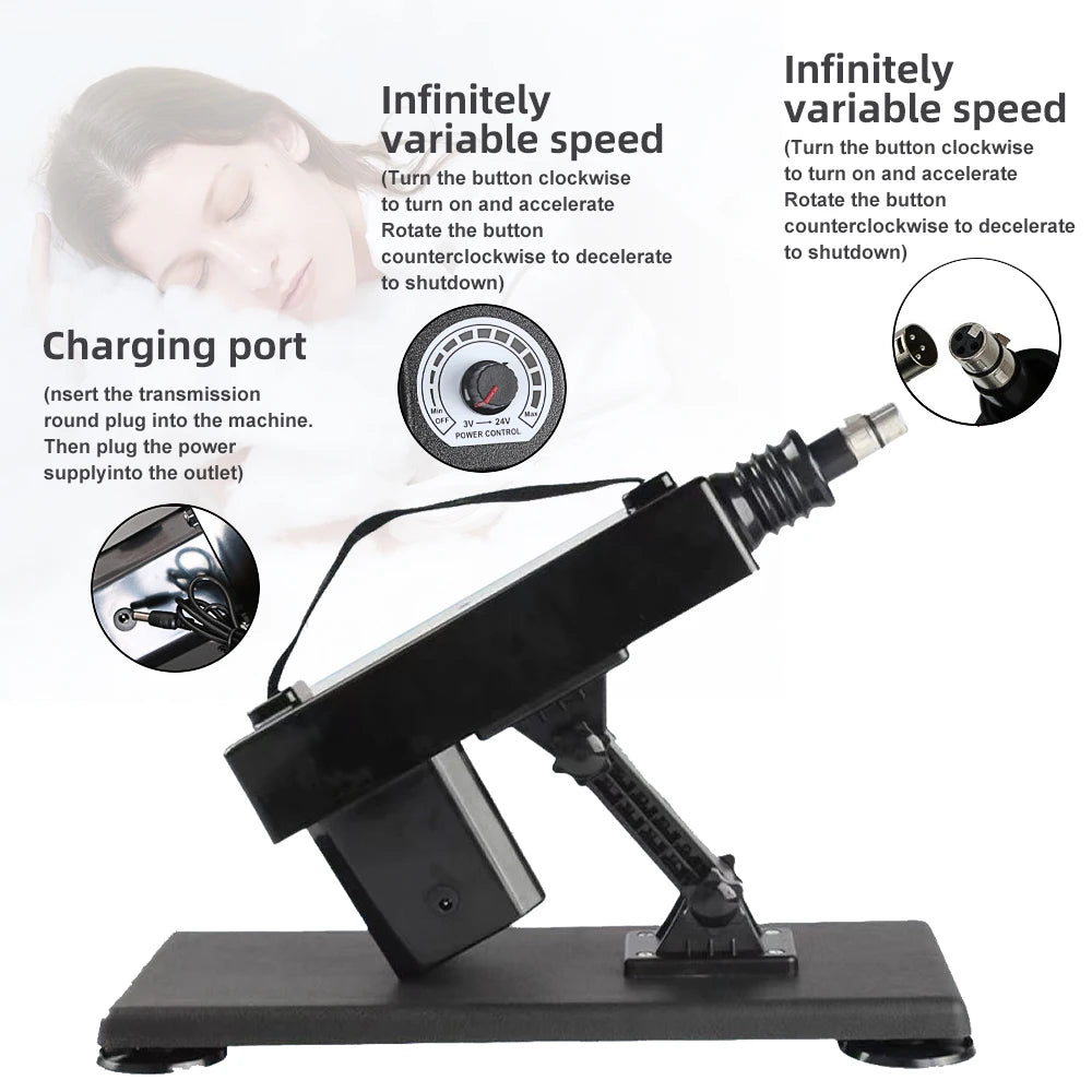 !SALE!Sex Love Machine Adult Toy Automatic Thrusting Device Masturbation Pumping Gun
