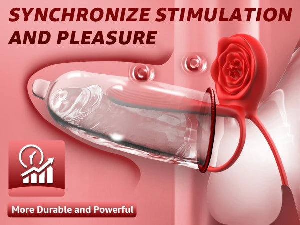Vibrating Cock Ring Remote Control G-spot Clitoral Nipple Stimulator Penis Ring Vibrator Adult Sex Toys for Men Women Couples