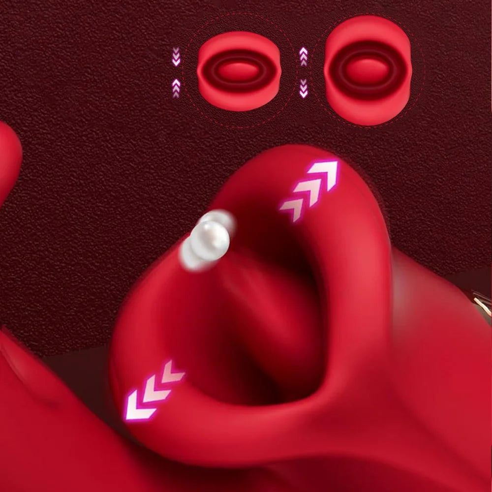 Sucking & Licking Vibrator – Tongue, Patting, and G-Spot Clitoral Stimulator for Women