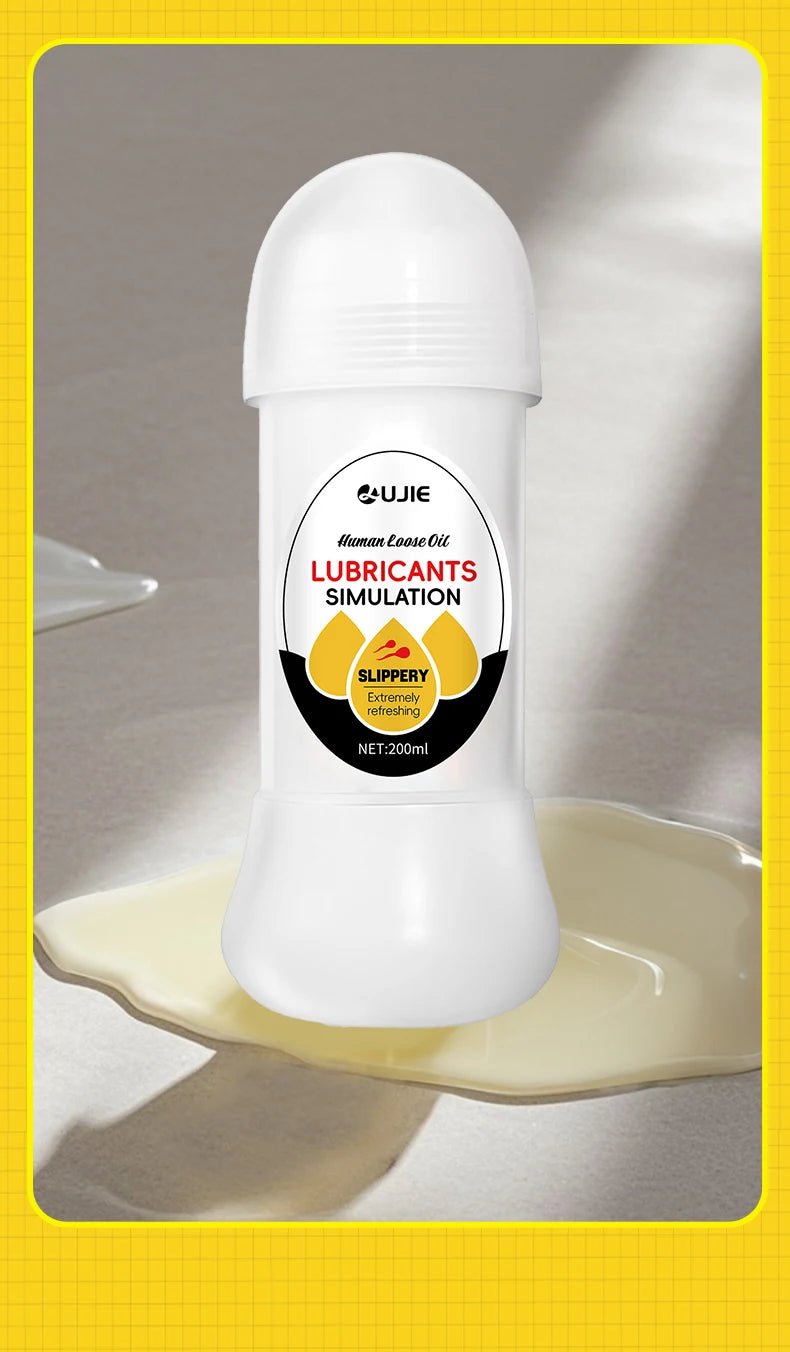 Imitation Semen Lubricant Love Gel Water Based Vaginal Anal Lubricantion Oil Sex Toys