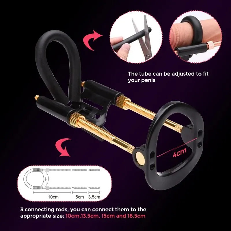 Adjustable Penis Enlargement Extender – Male Stretcher & Endurance Trainer for Growth Care