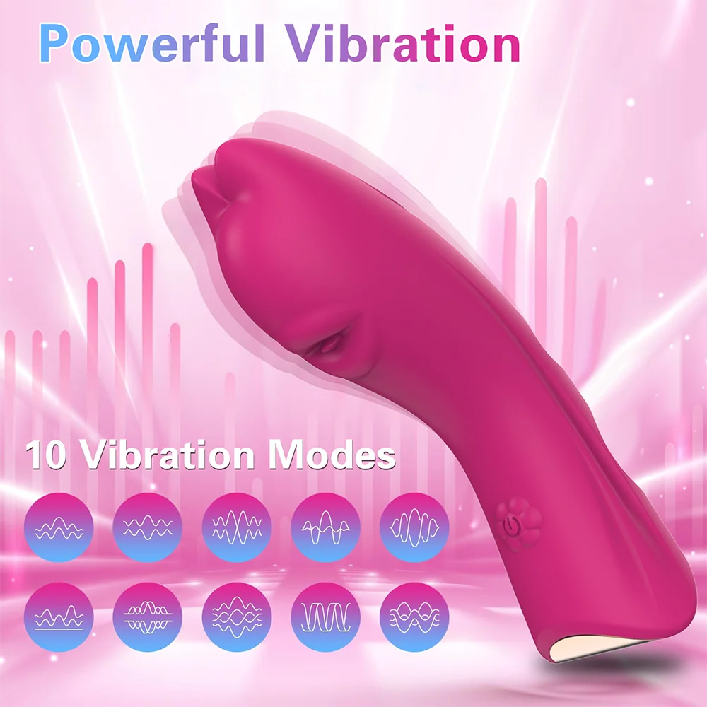 Clitoral G Spot Finger Vibrator 10Speed Clit Nipple Massager Stimulator Sex Toys