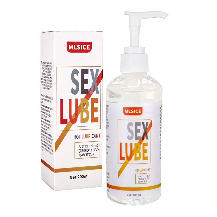 Anal Lubricant Water-based Lubrication Semen Lube For Sex Session 200ML