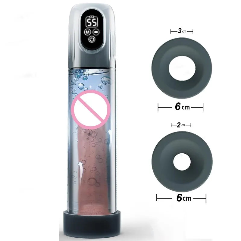 LCD Electric Penis Pump – Male Enlargement & Performance Enhancer