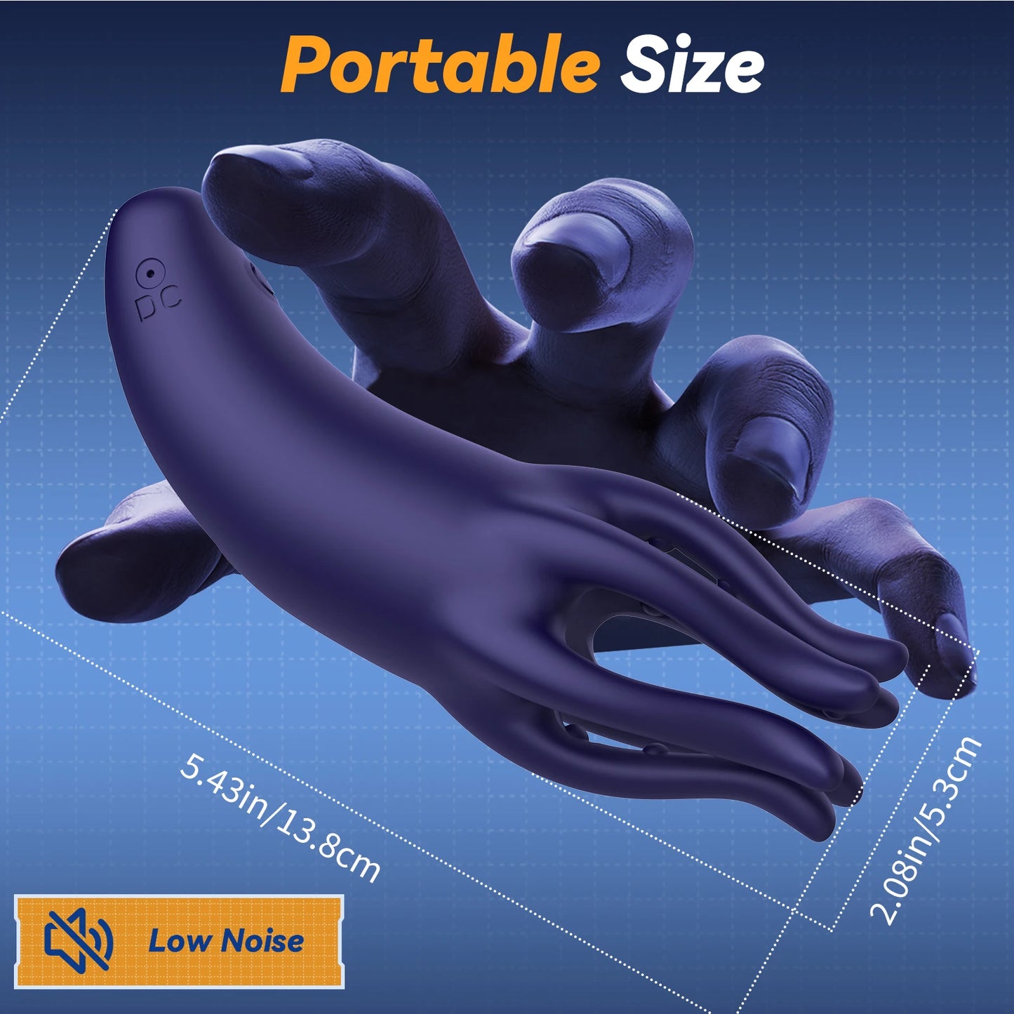 10-Speed Vibrating Glans Trainer | Delay & ED Support | Men’s Endurance Masturbator