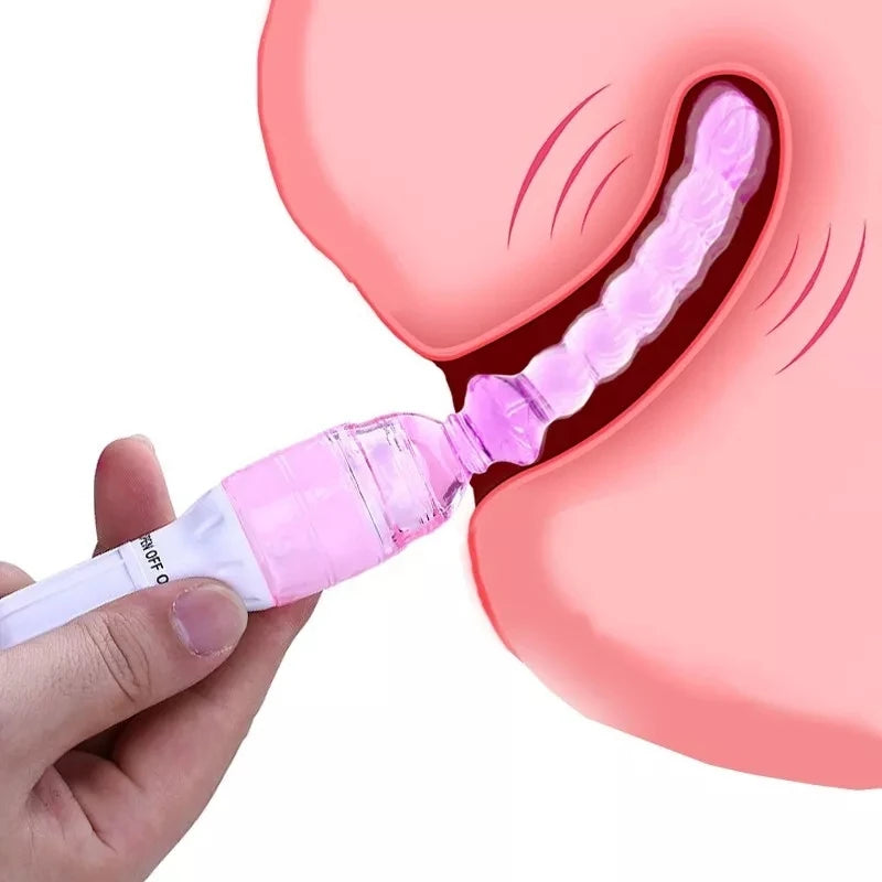 Anal Plug Beads Prostate Massager G-Spot Dildo Vibrator Beads Sex Toys