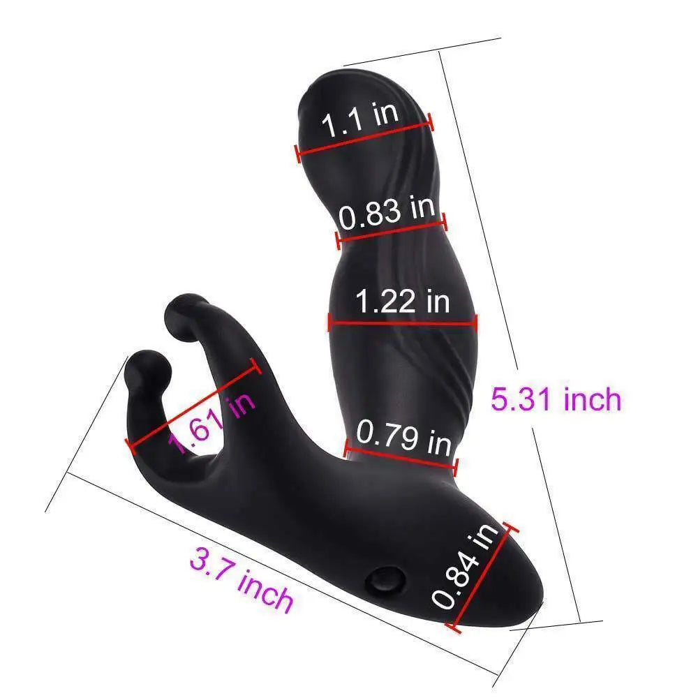 Male Prostate Massager Dildo Anal Sex Butt Plug Anus Vibrator Toys for Men Adult