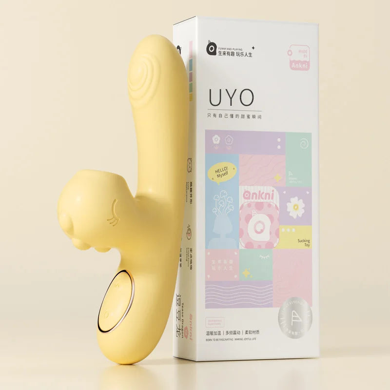 Rabbit Vibrator with Suction & G-Spot Massage – Dual Motor Clitoral Sex Toy for Women