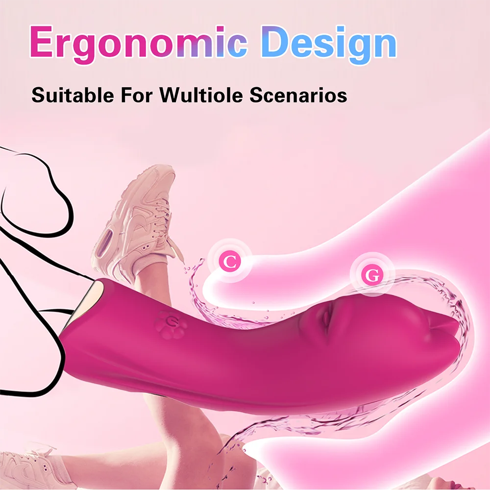 Clitoral G Spot Finger Vibrator 10Speed Clit Nipple Massager Stimulator Sex Toys