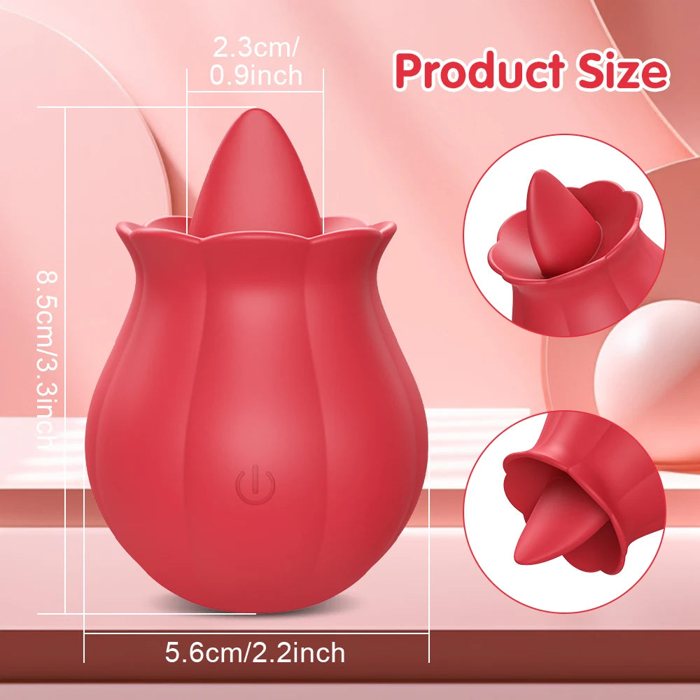 Silent Rose-Style Personal Massager with Gentle Pulsation and Soothing Touch