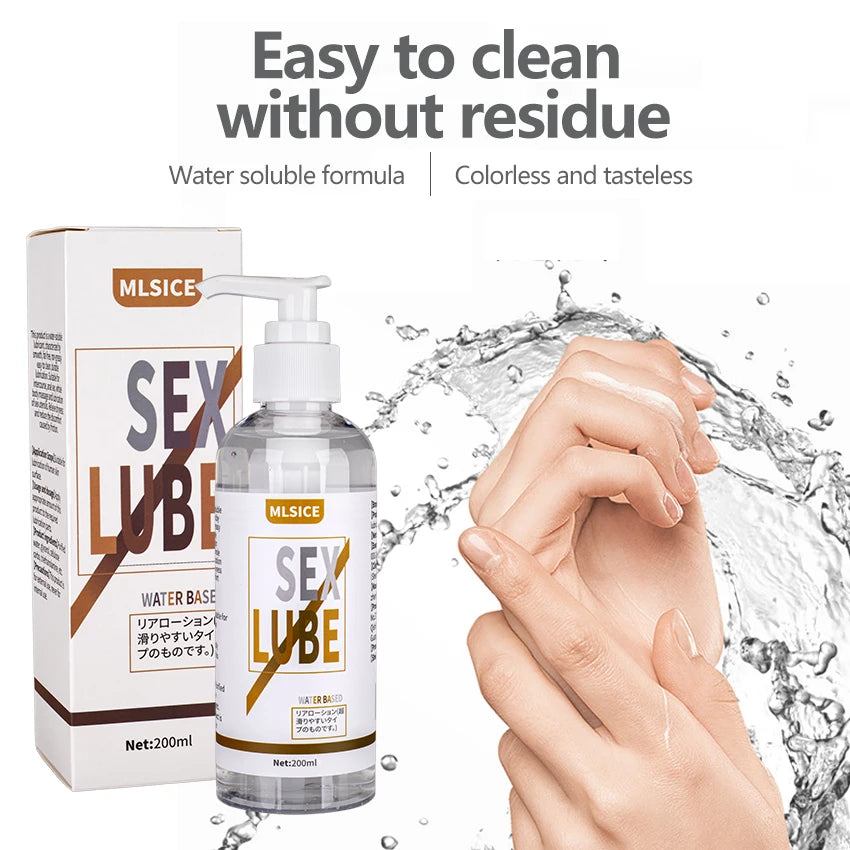 Anal Lubricant Water-based Lubrication Semen Lube For Sex Session 200ML