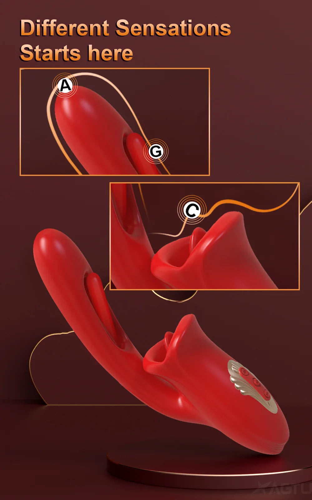 Sucking & Licking Vibrator – Tongue, Patting, and G-Spot Clitoral Stimulator for Women