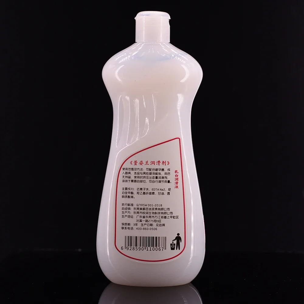 500ml Semen-Textured Water-Based Lubricant – Safe for Men, Women, Toys & Anal Use