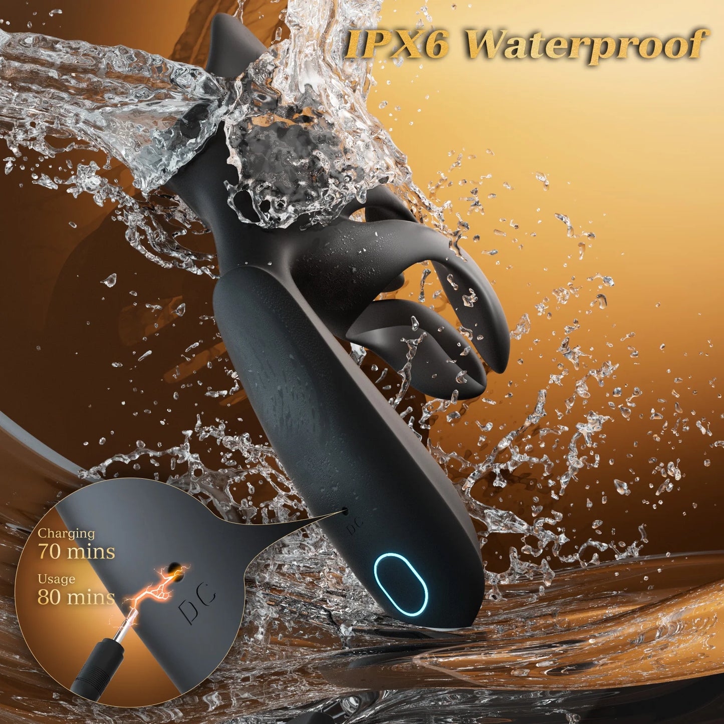 Penis Training Vibrator Glans Trainer Stimulator Massager Lasting Delay