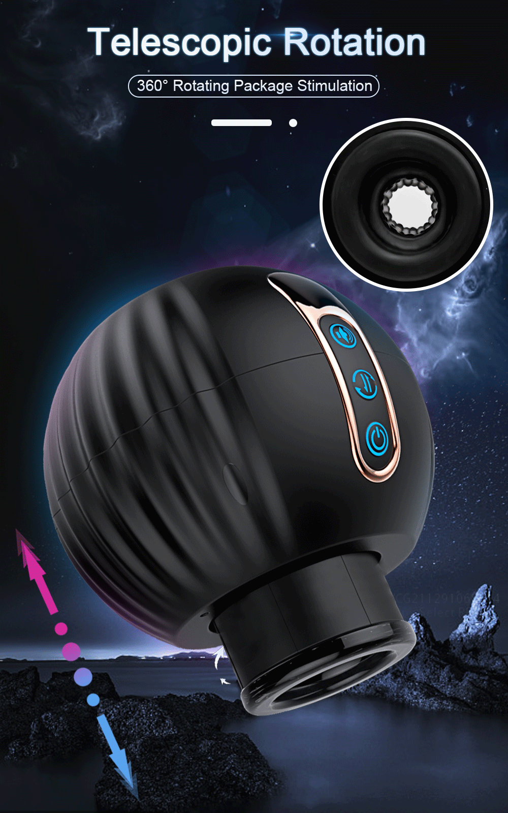 Automatic Male Masturbator – Thrusting, Rotating, Open-Ended Design