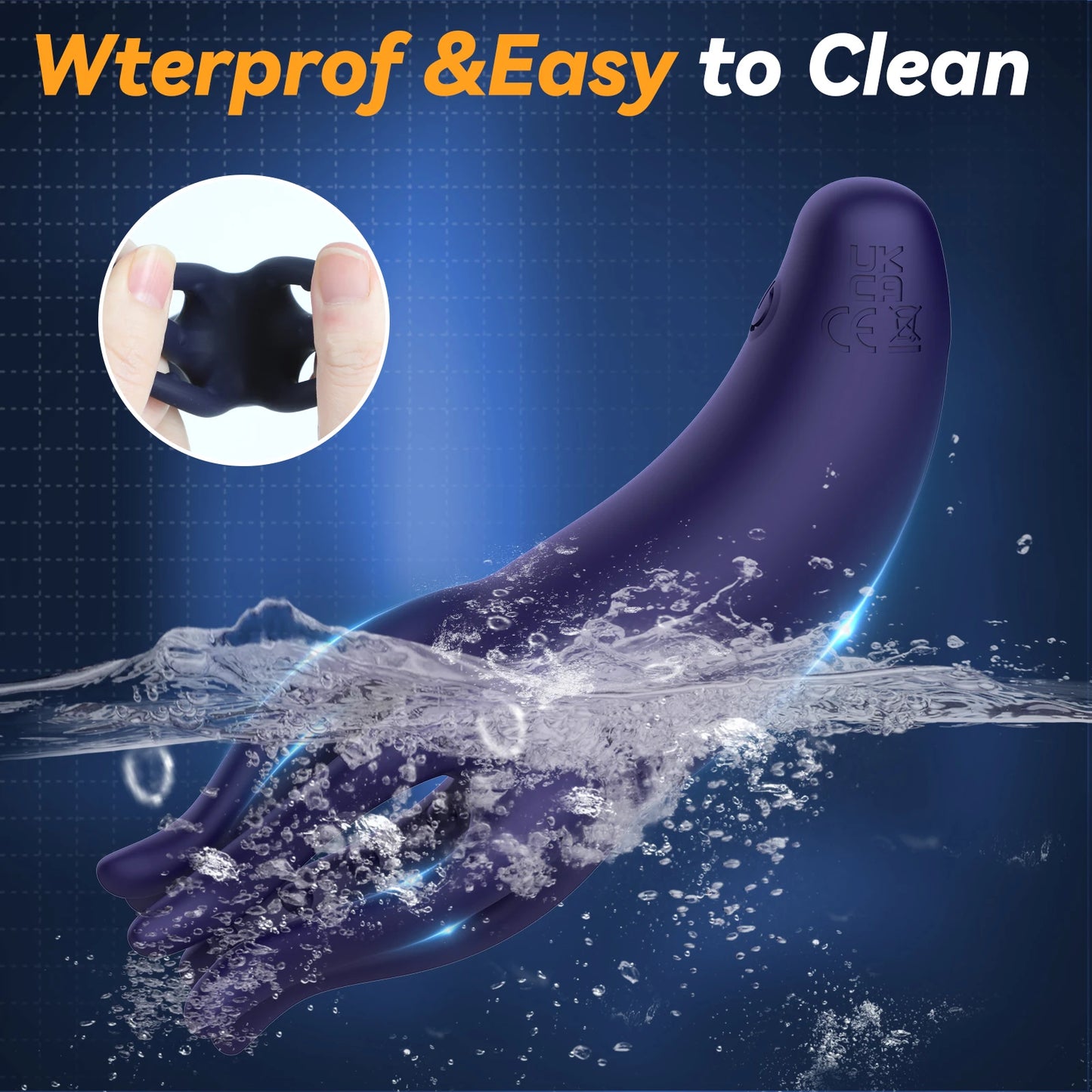 10-Speed Vibrating Glans Trainer | Delay & ED Support | Men’s Endurance Masturbator