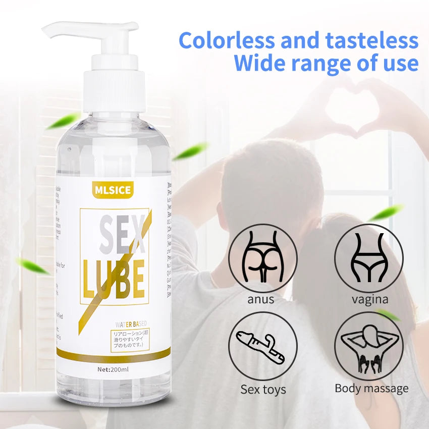 Anal Lubricant Water-based Lubrication Semen Lube For Sex Session 200ML