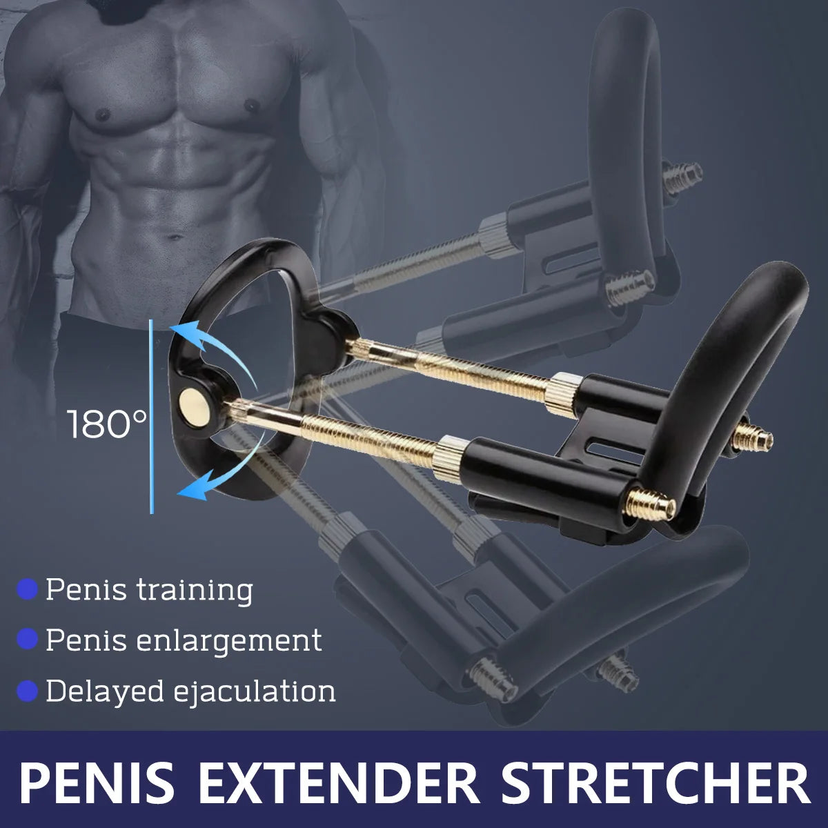 Adjustable Penis Enlargement Extender – Male Stretcher & Endurance Trainer for Growth Care