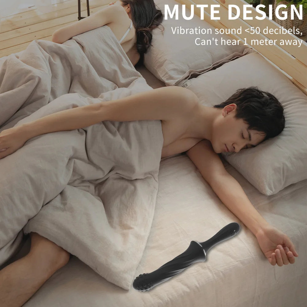 Handheld G‑Spot & Clit Vibrator – Powerful Butt Plug Massager for Couples