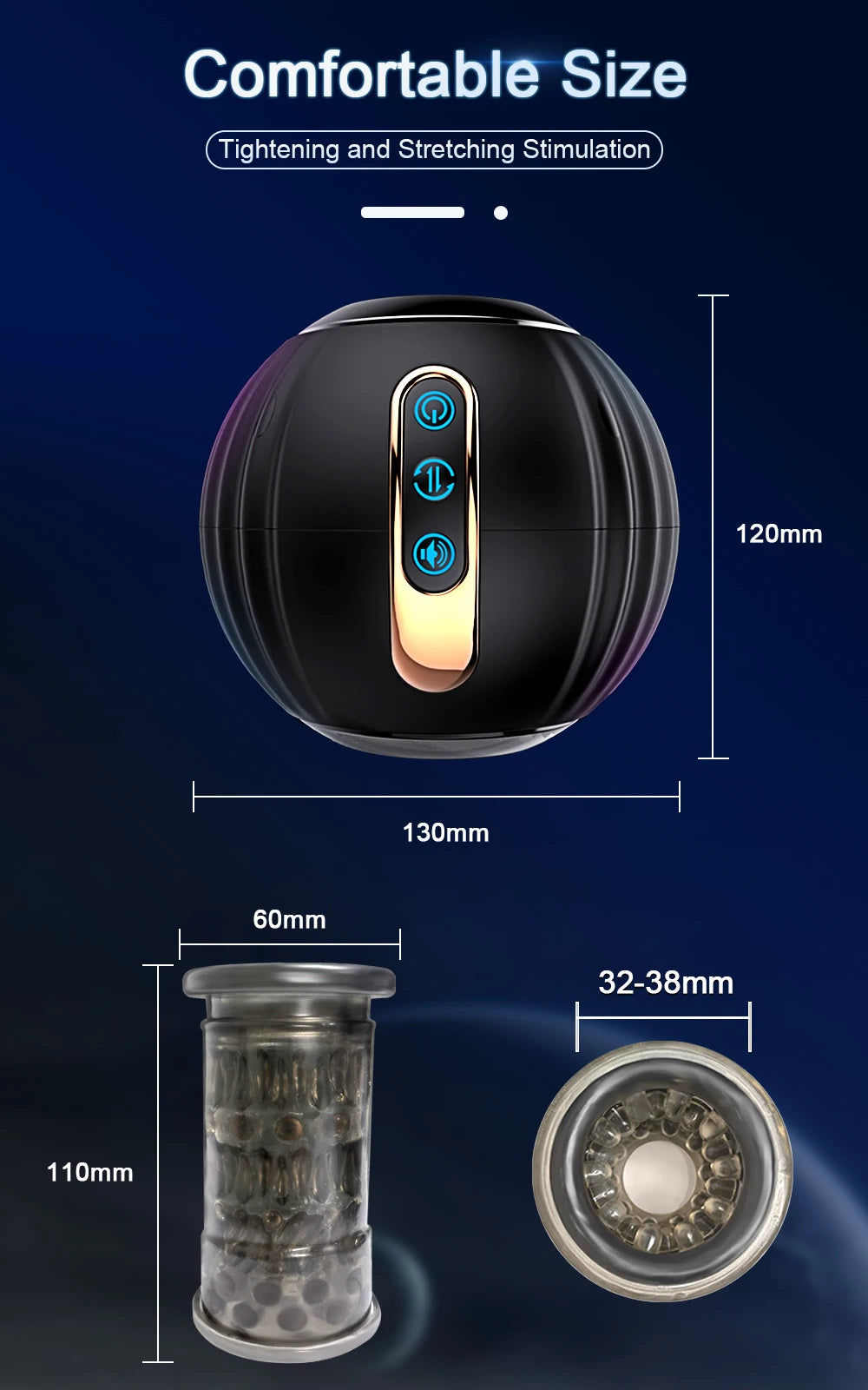 Automatic Male Masturbator – Thrusting, Rotating, Open-Ended Design