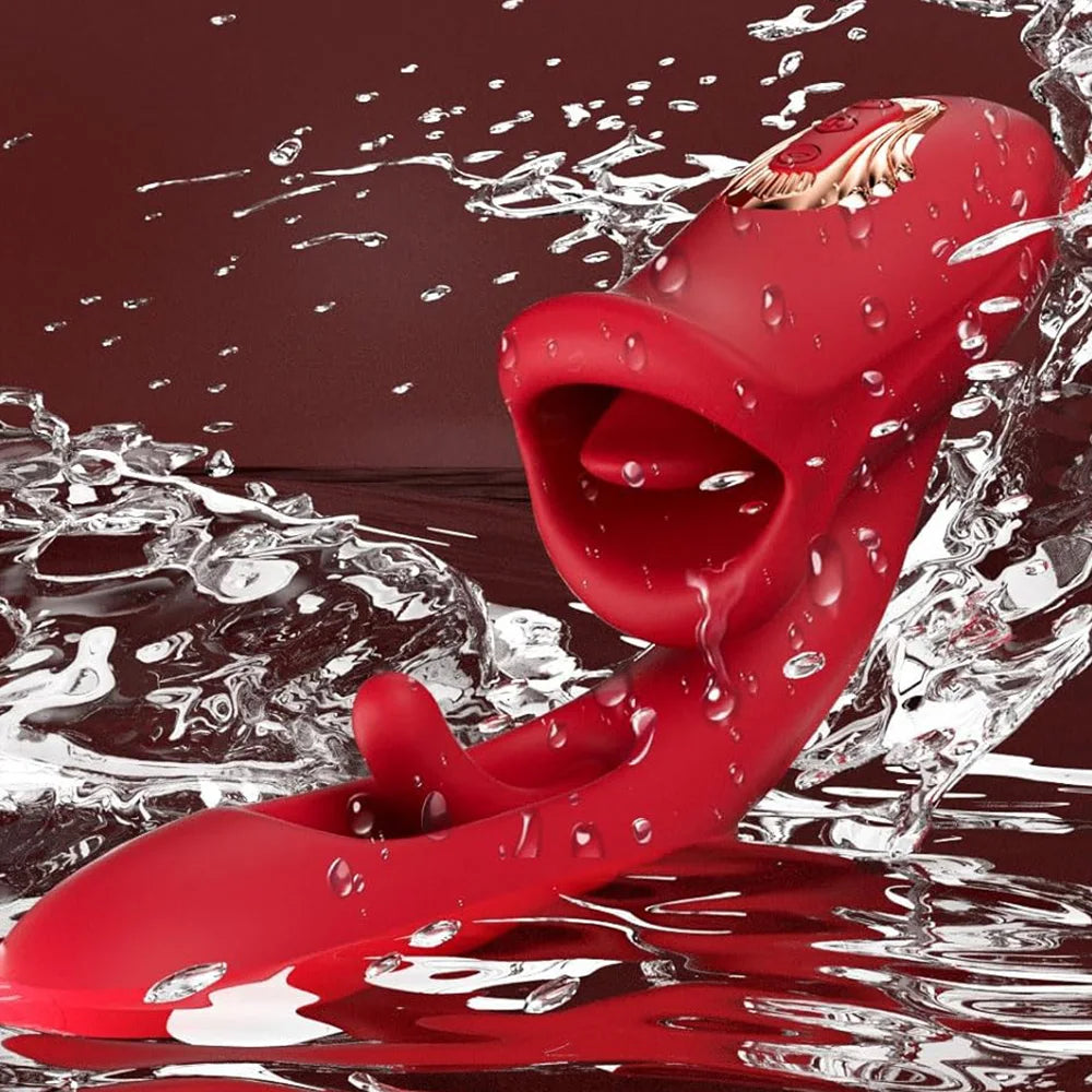 Sucking & Licking Vibrator – Tongue, Patting, and G-Spot Clitoral Stimulator for Women